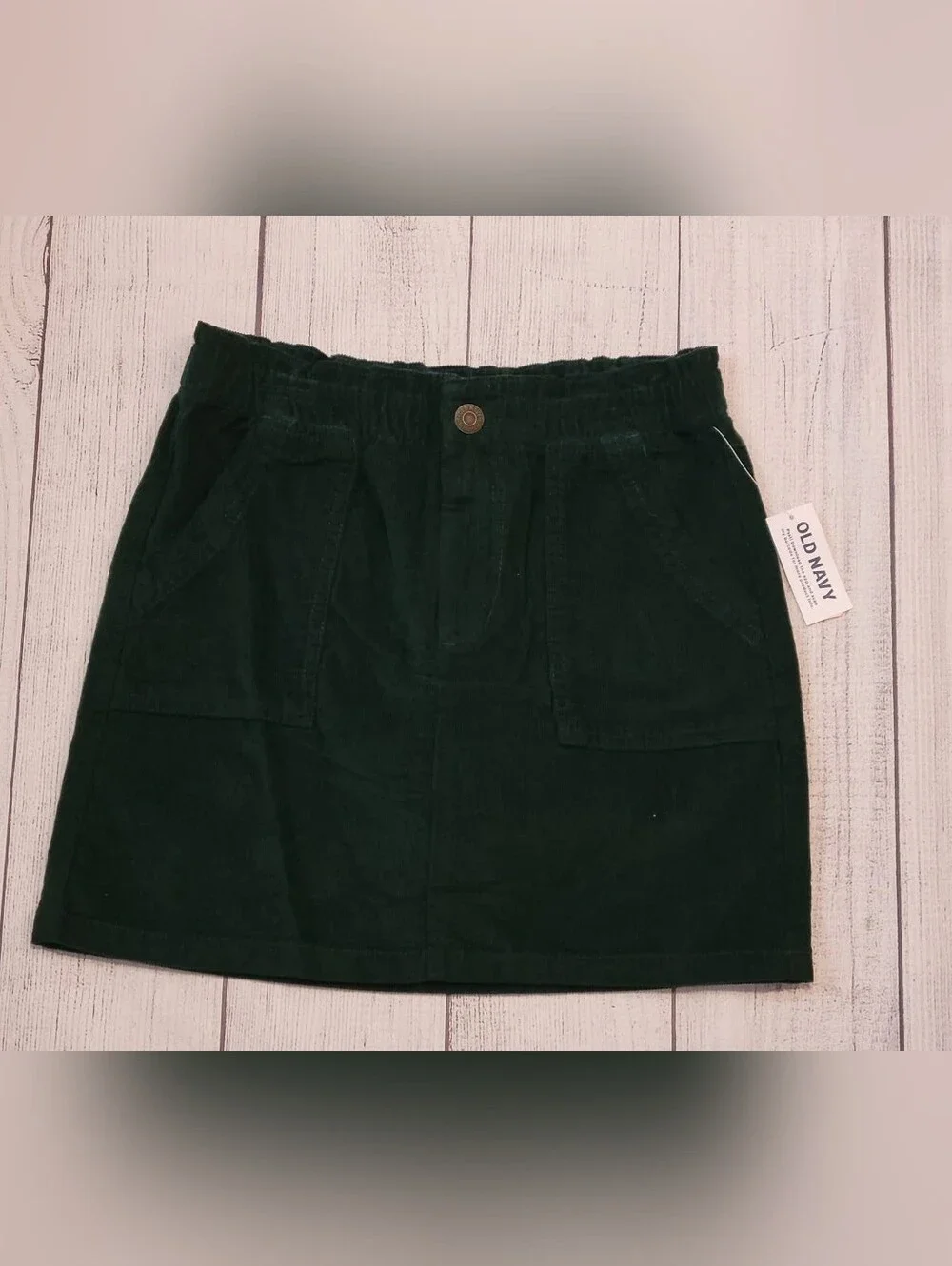 Old Navy Dark Green Corduroy Girls Skirt